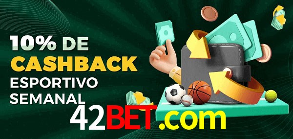 10% de bônus de cashback na 42bet.com